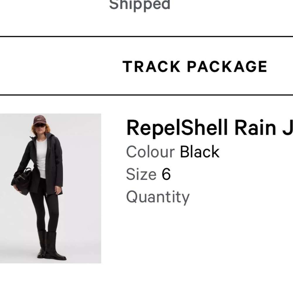 Lululemon Black RepelShell Rain Jacket - image 5